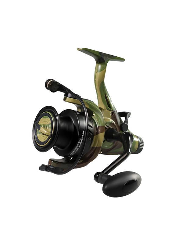 Camouflage, cool front and rear brakes, large fishing reel, ultra-long-range casting metal spinning wheel, wild fishing library, carp fishing, sea fishing 5