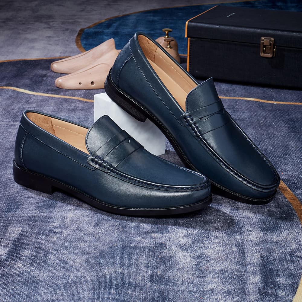 (Cross-border trading), design leather loafers, easy to put on 1