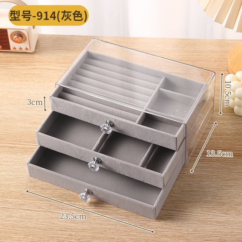 Storage system, storage box, acrylic jewelry, treasure chest, earrings, ring, necklace, accessory 3