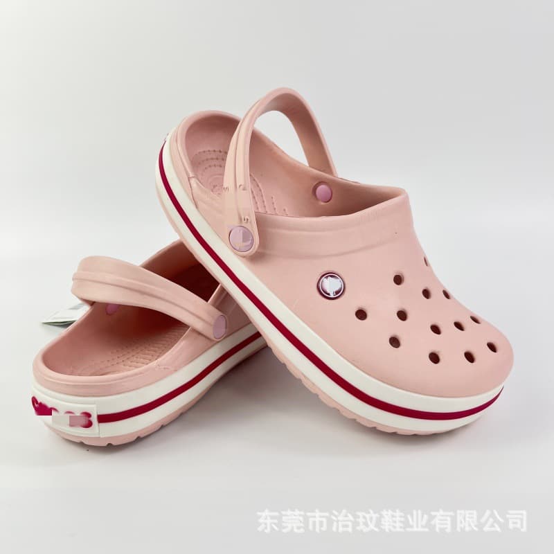(Wholesale), Crocs-style slippers, beach footwear for men and women, casual non-slip sandals, for beloved, closed toe 4