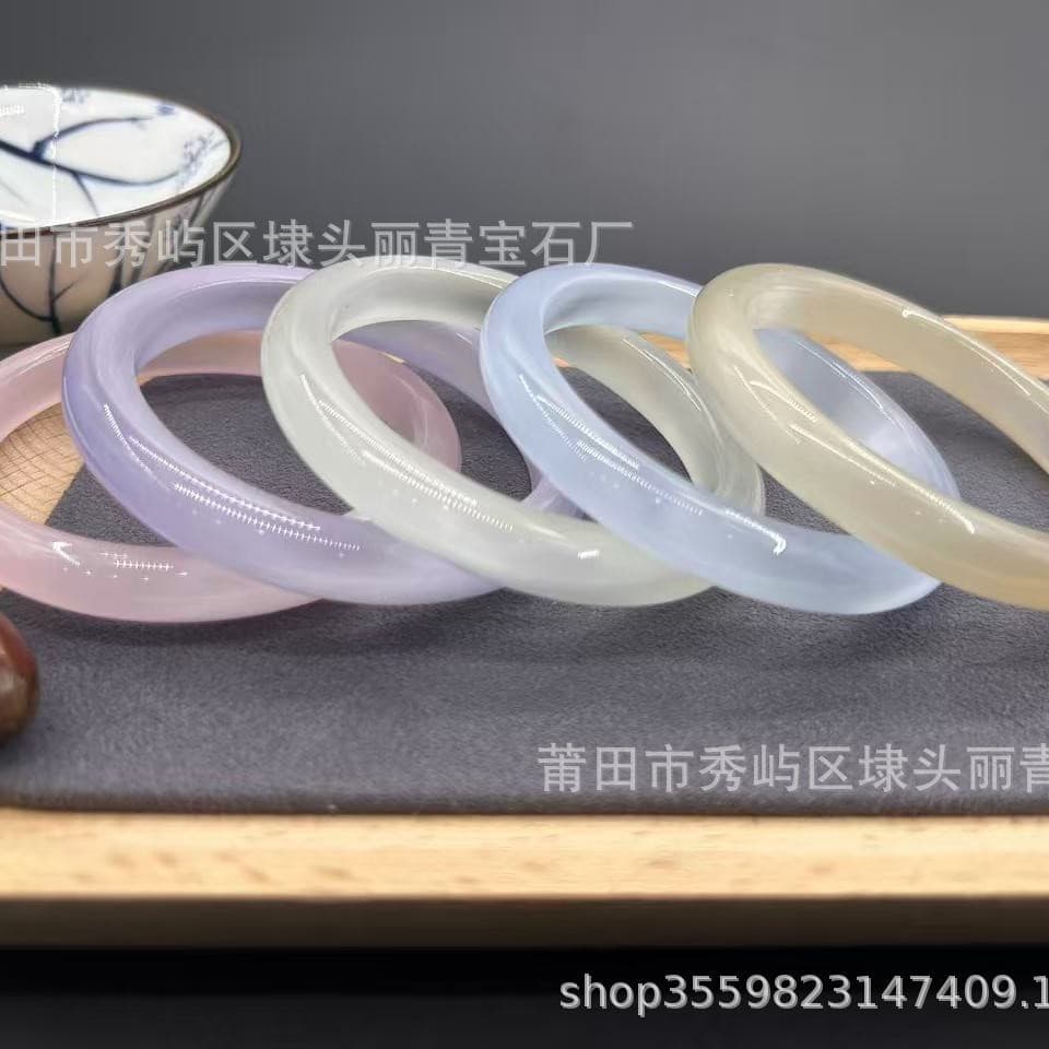 Fresh white women's bracelet natural stone, factory direct supply, cat's eye 1
