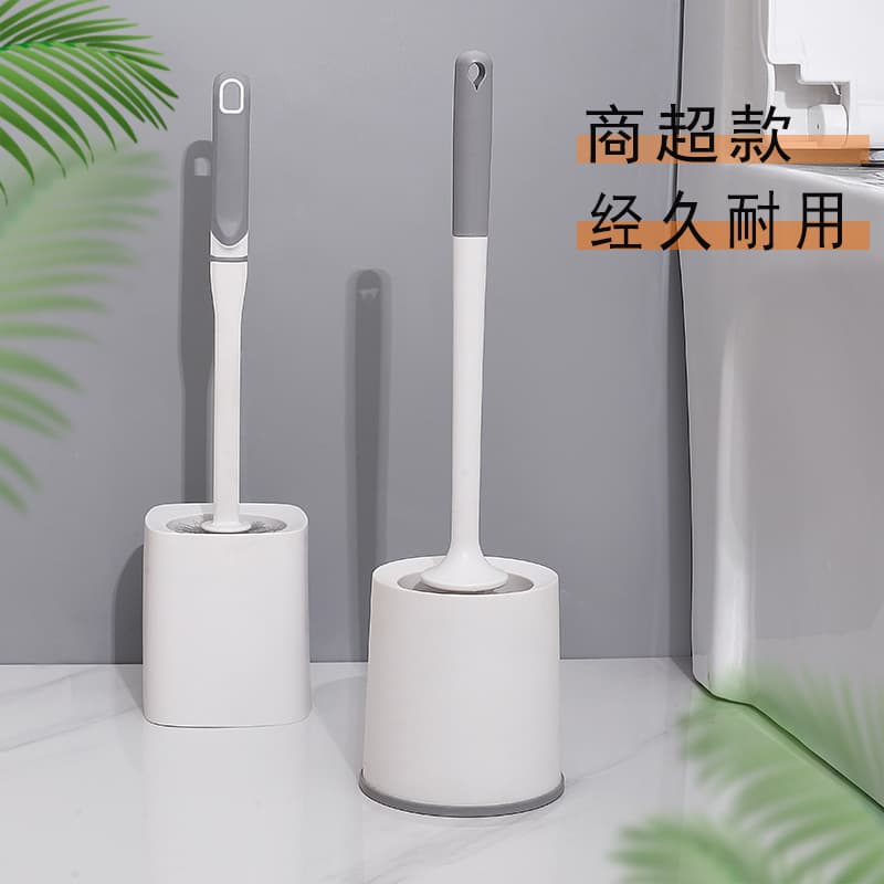 Toilet brush without dead angle long handle with a base set of home washing toilet cleaning brush cleaning brush hanging toilet cleaning 4