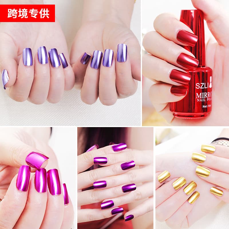 (Cross-border trading), nail polish for manicure, new collection, mirror effect, 18 ml, long-term effect 3