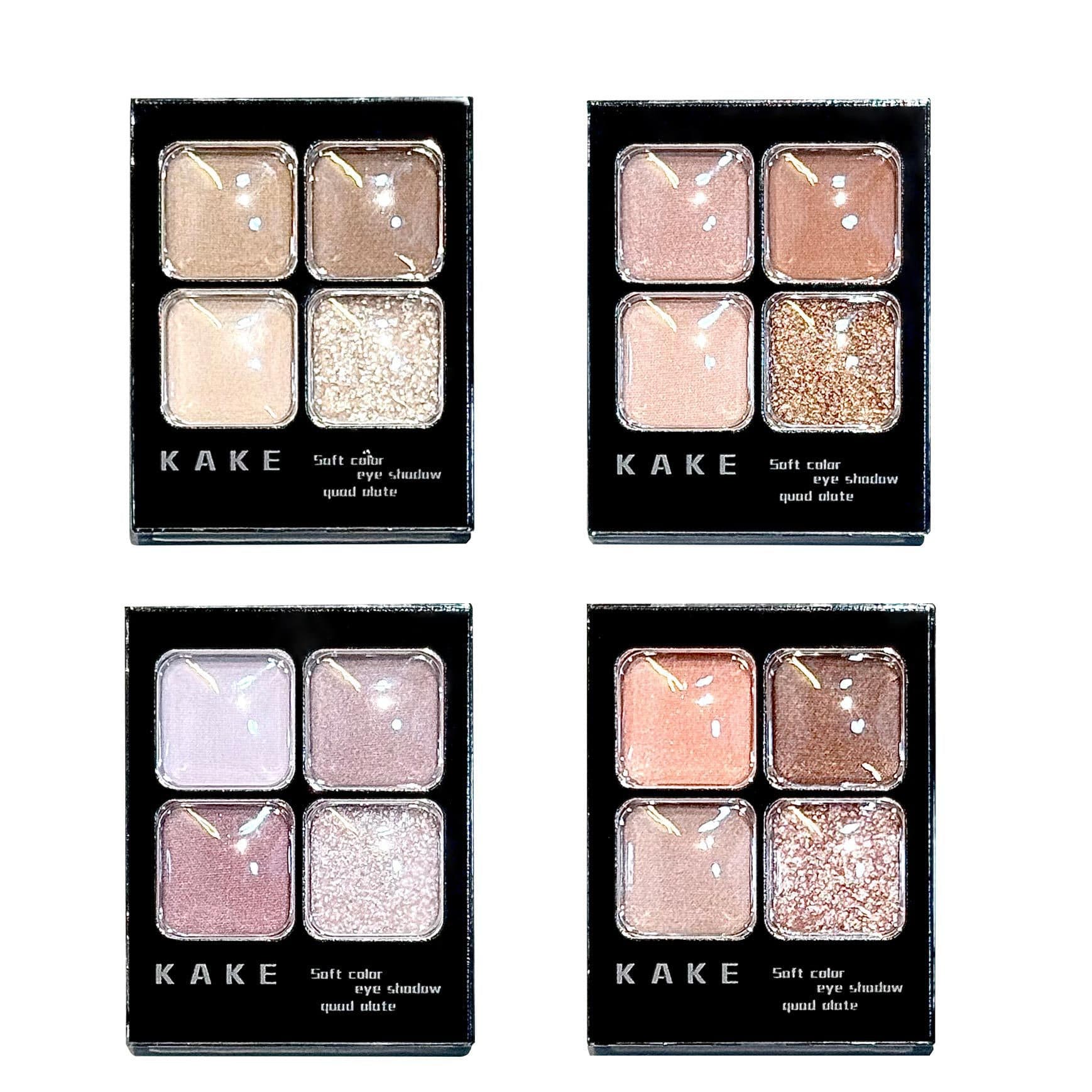 KAKE (Cross-border trading), eyeshadow palette, matte brush, brightening highlighter, eye shadow, four colors 5