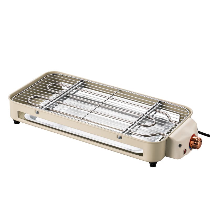 Multifunctional electric oven household smokeless double-layer electric grill indoor barbecue rack electric grill pan barbecue skewers machine 5