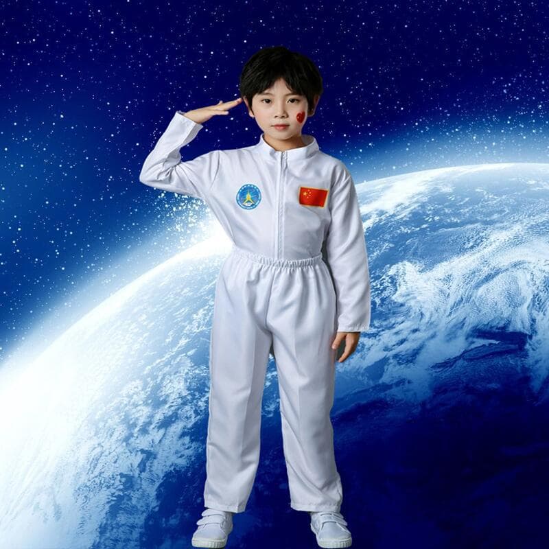 Children's space split astronaut, aerospace suit, cosplay 4