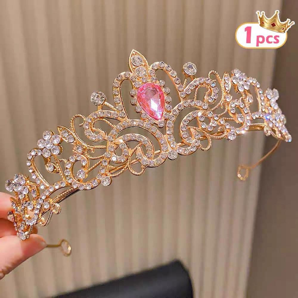 Korean hair accessory for bride, crown for adults, Birthday gift