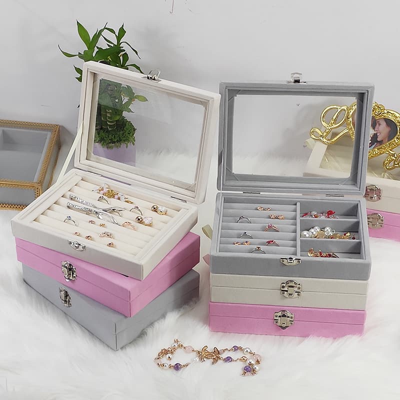 Small jewelry, treasure chest, ring, earrings, pendant, storage box, storage system, accessory, (Physicals) 1