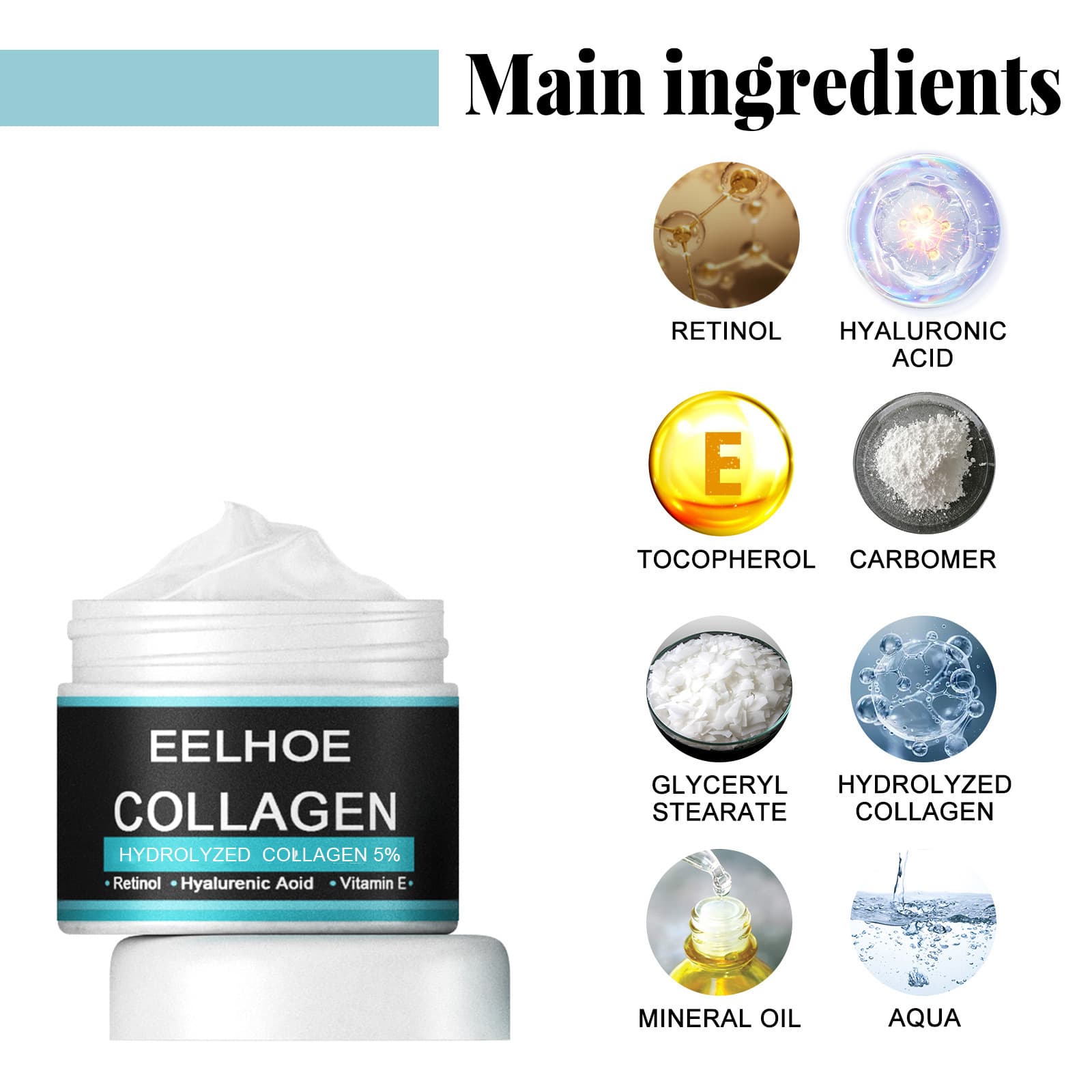 EELHOE Refreshing moisturizing shiny medical cream for skin care for face 4