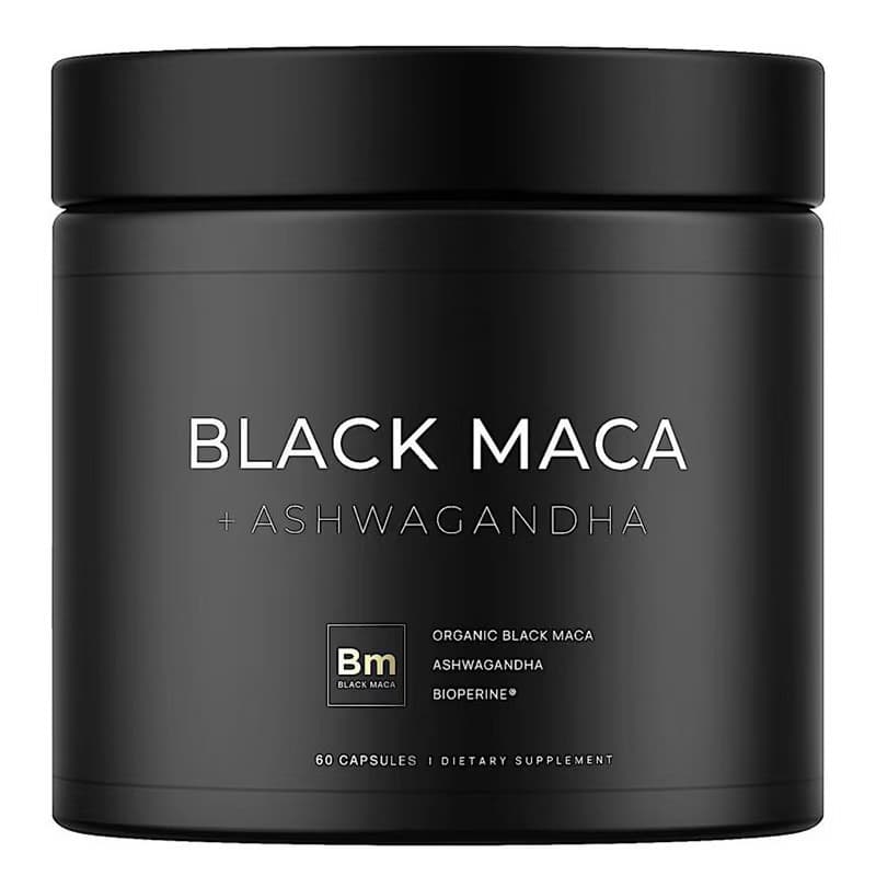 Spot cross-border male black maca root capsules High Potency Black Maca Root Capsul 1