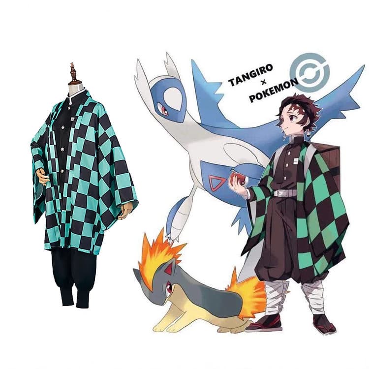 Demon Slayer cos suit Butterfly Ninja Iguro Kobanai cosplay anime costume Haori women's puff sleeves 2