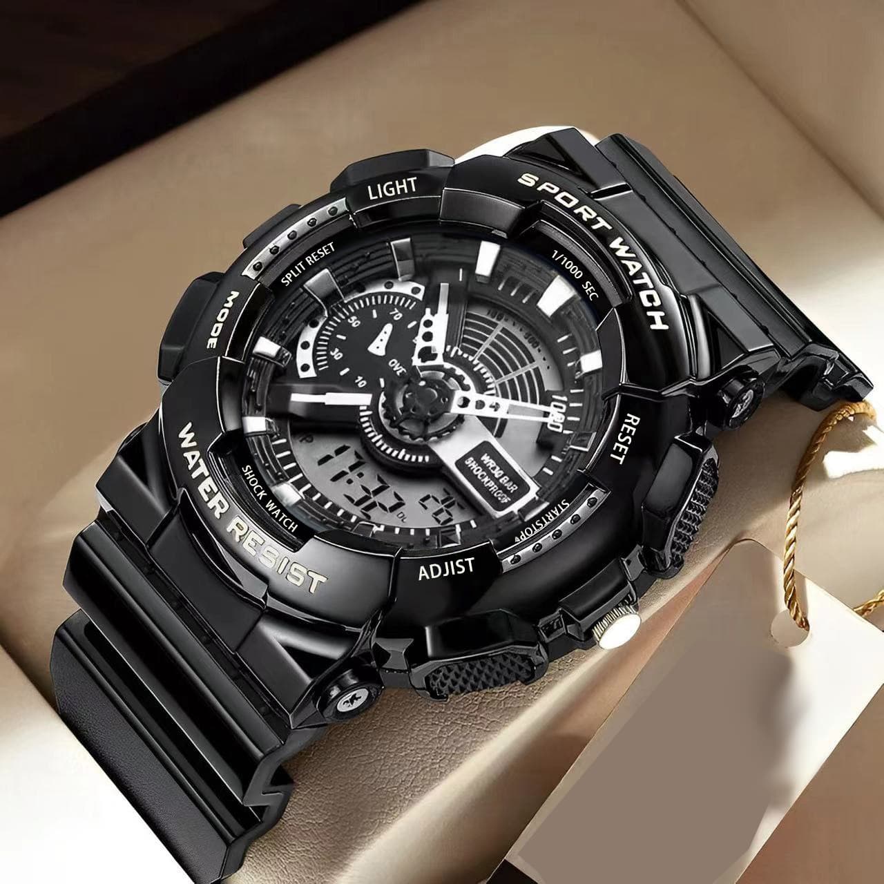 Waterproof mechanical electronic men's watch, for secondary school, for teenagers 1