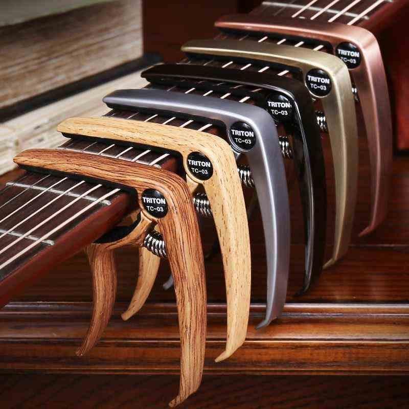 [Metal Guitar Capo Aluminum Alloy Guitar Tuner Clamp Professi]