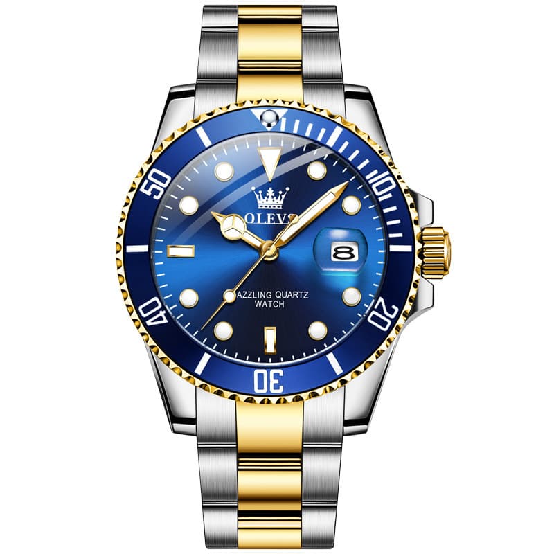 (Cross-border trading), quartz watches, lux swiss watch stainless steel, men's watch 5