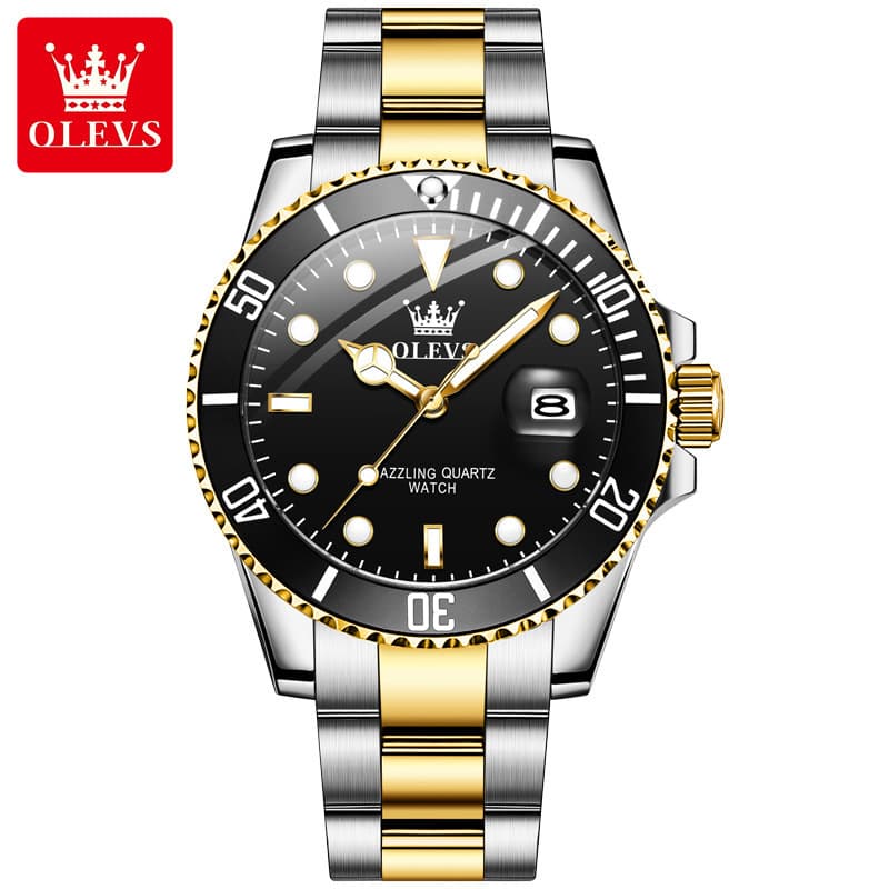 (Cross-border trading), quartz watches, lux swiss watch stainless steel, men's watch 6