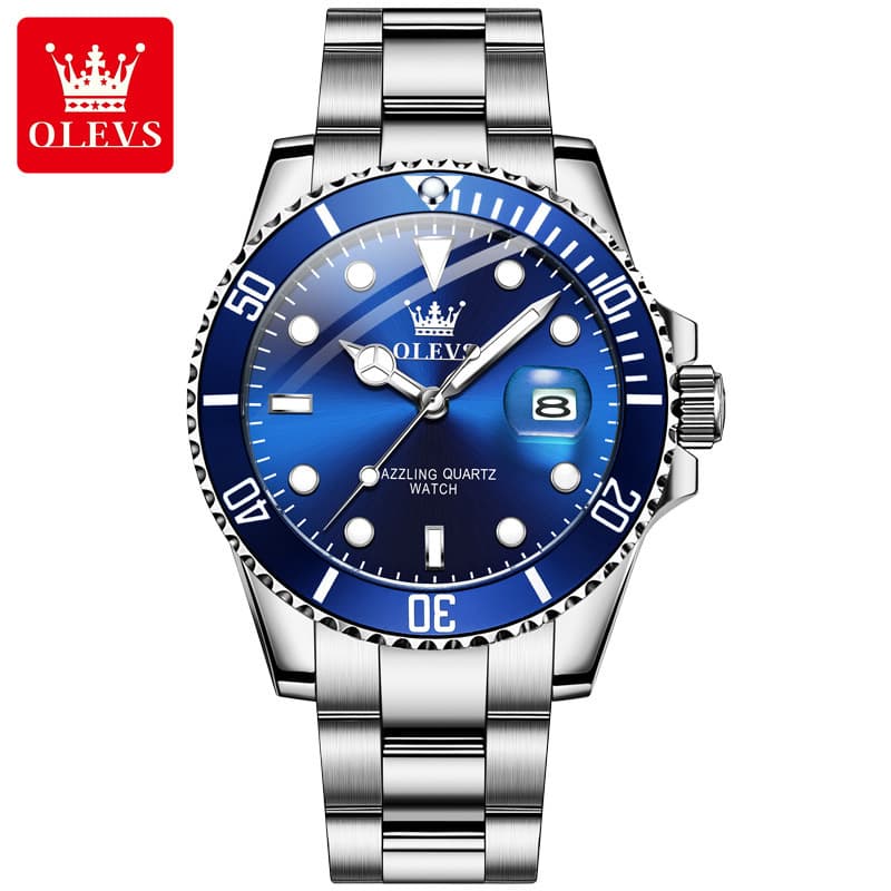 (Cross-border trading), quartz watches, lux swiss watch stainless steel, men's watch 9