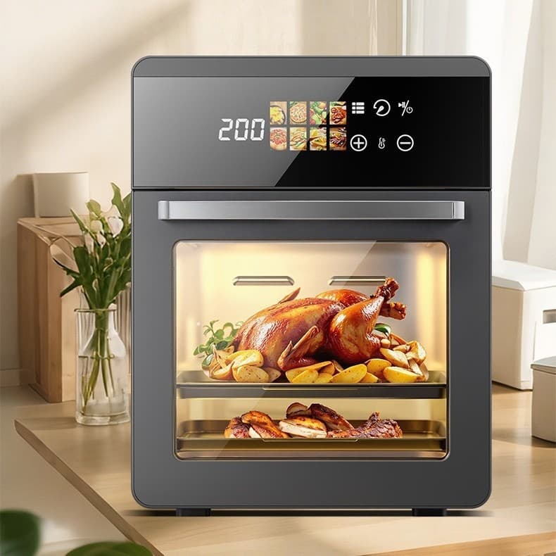 Specially designed for cross-border foreign trade 20-liter household air fryer multifunctional air fryer touch model large capacity electric oven 1