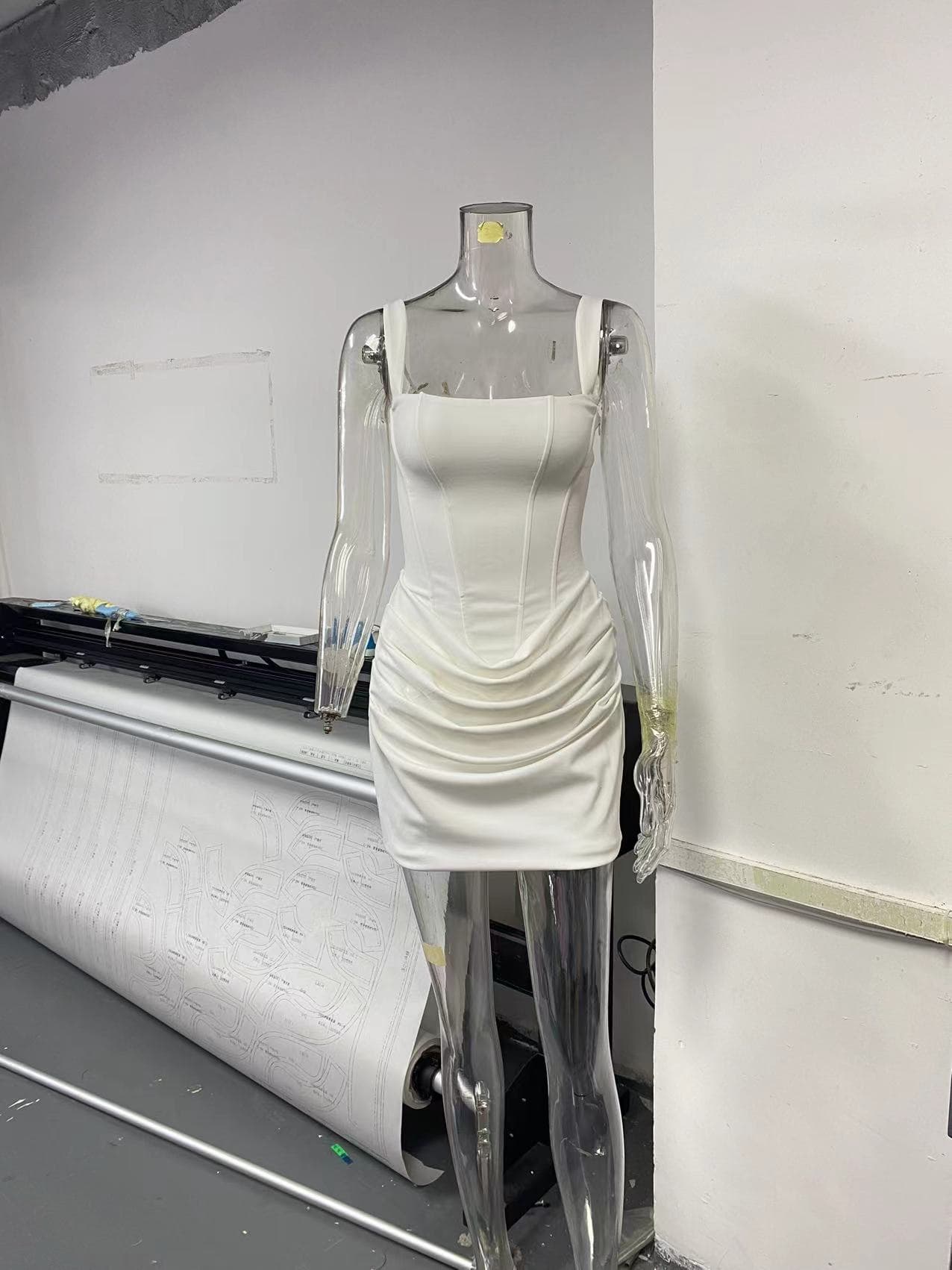 (Cross-border trading), tube top, straps, short sexy belt, dress 5