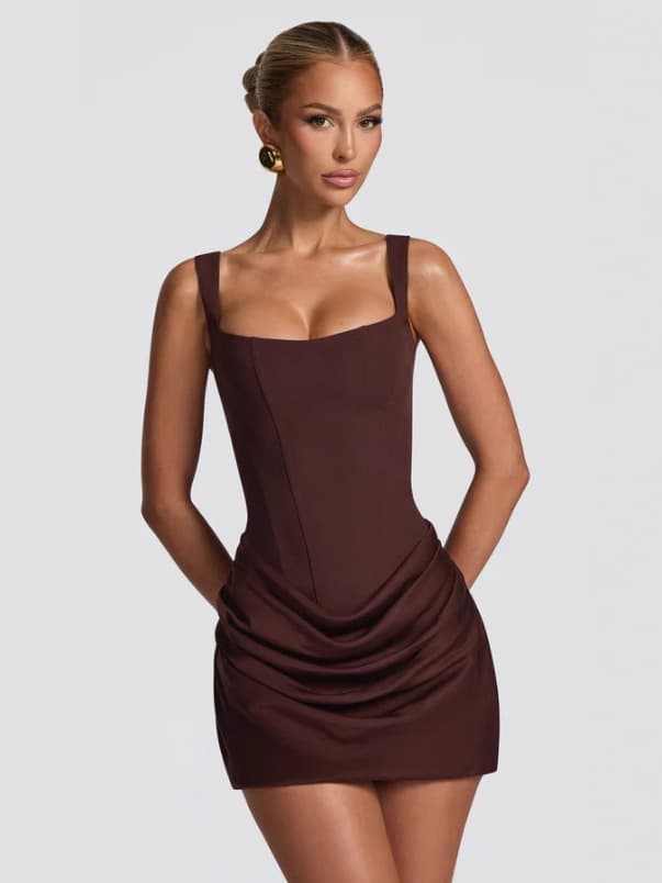 (Cross-border trading), tube top, straps, short sexy belt, dress 1