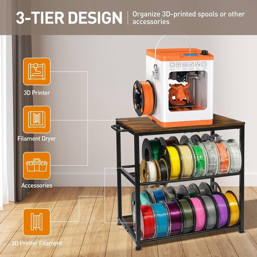 Printer, storage system, heavy tubing, 3D 5