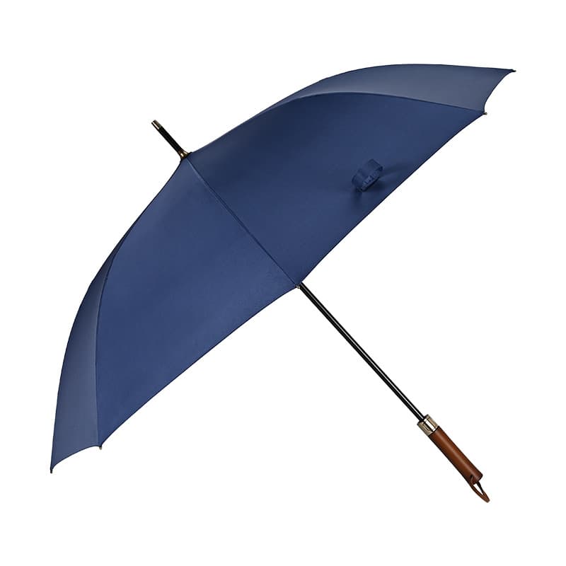 Golf umbrella automatic long handle business 27-inch umbrella rain-proof, wind-proof and sunny logo straight pole black glue UV sun protection 2