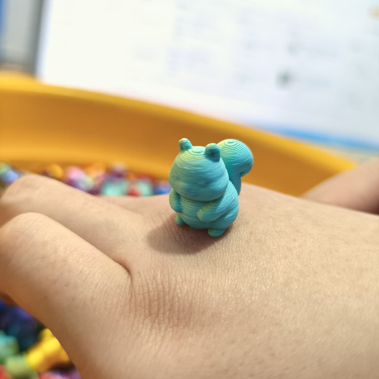 Micro landscape, cute small toy, 3D