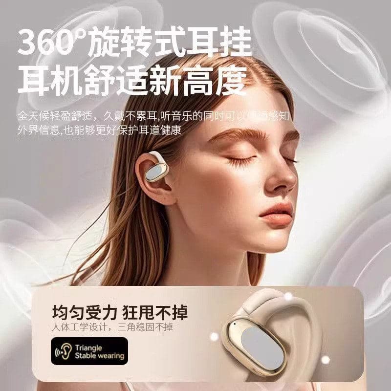 Voice of Berlin 2026 new bone conduction sports wireless Bluetooth headset, non-in-ear, over-ear type, noise reduction, long battery life 2