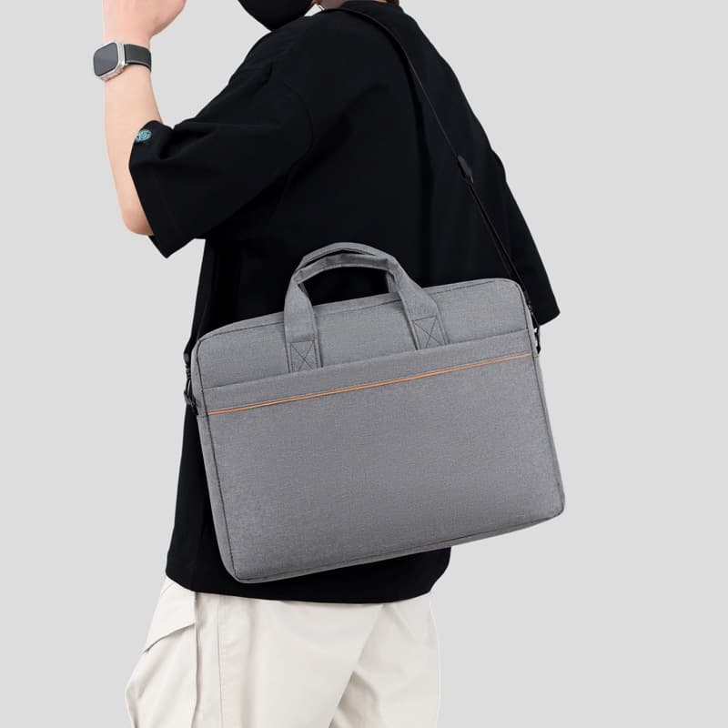 Laptop, capacious one-shoulder bag, liner, storage system, 16 inch, business version 2