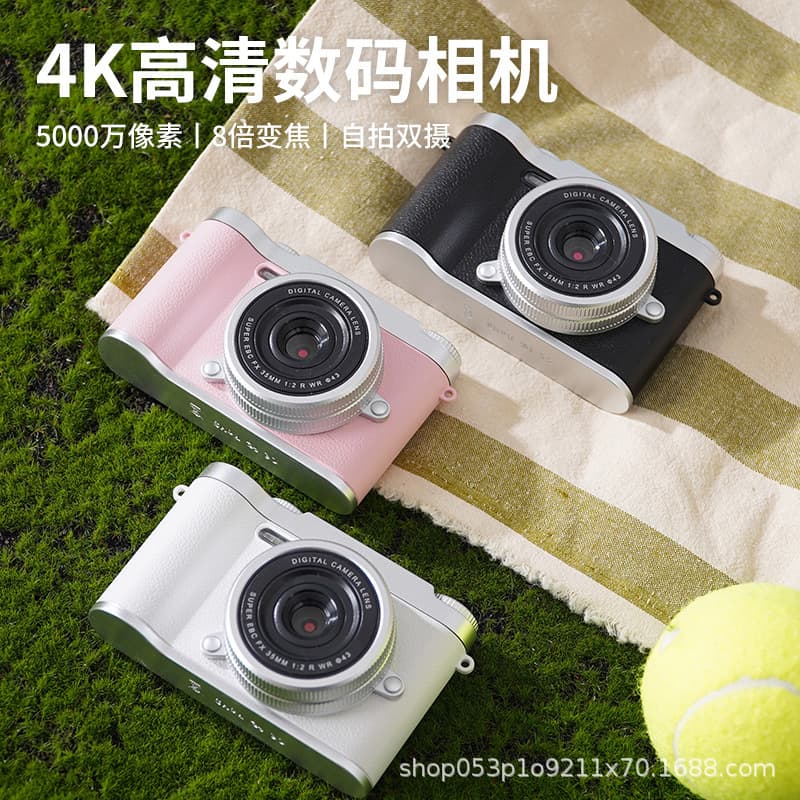 Retro CCD camera 50 million pixels student party campus high-definition photo and video card machine gift hot item 3