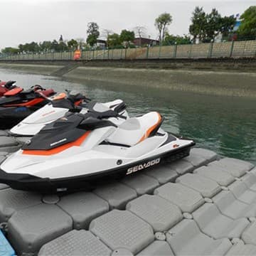 Manufacturer supplies jet ski dock, water pontoon, motorboat berth, water dock floating platform 2