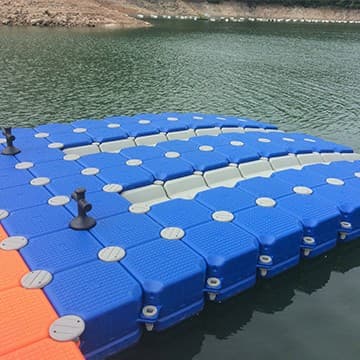 Manufacturer supplies jet ski dock, water pontoon, motorboat berth, water dock floating platform