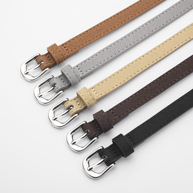 Capacious belt, suede jeans, tights, dress, simple and elegant design, (Physicals) 4