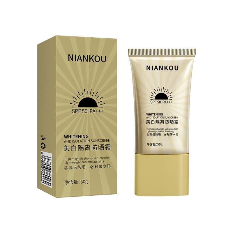 Brightening sun protection cream, foundation full body, SPF50, UF-protection 5