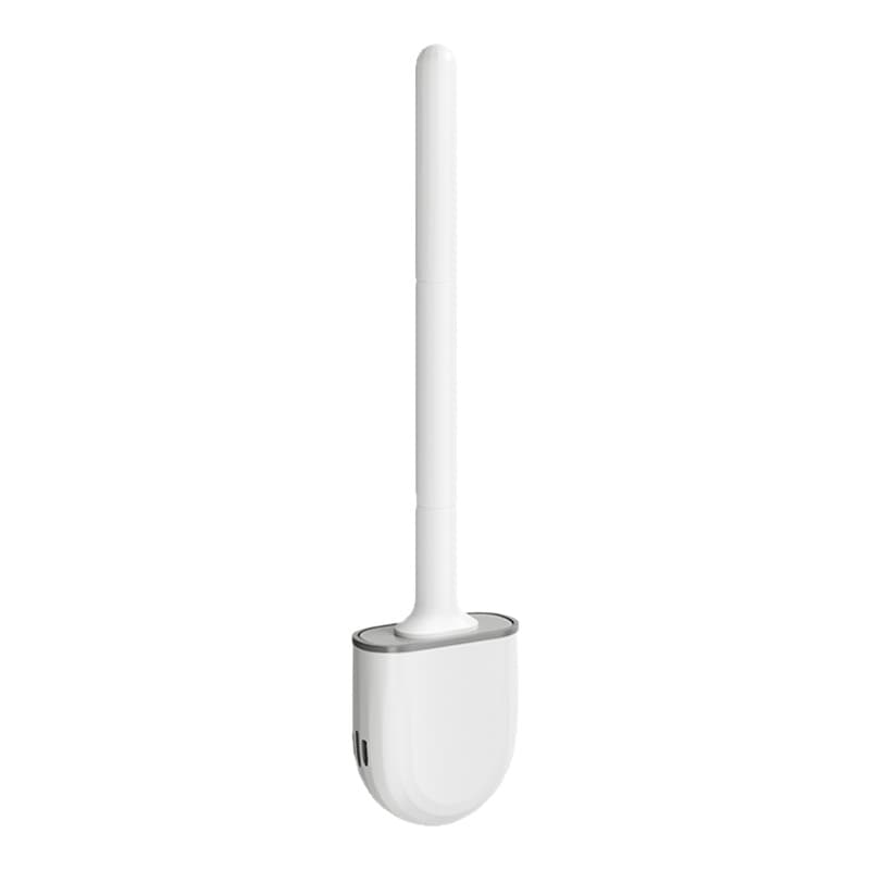 Toilet brush homeless corner non -dead corner punching silicone toilet washing toilet brush wall -style bathroom artifact set brush 5