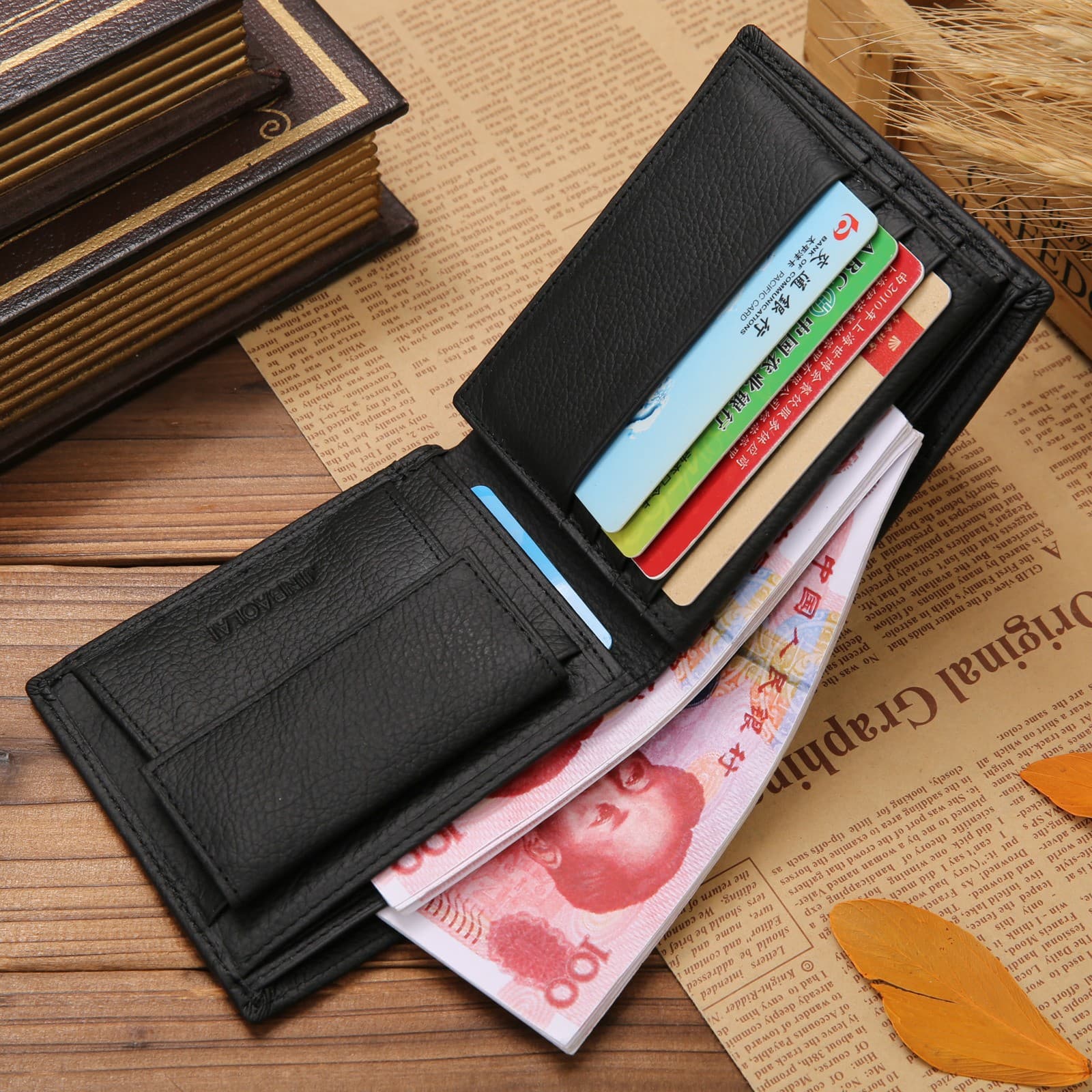Wallet, coins, genuine leather, factory direct supply 4