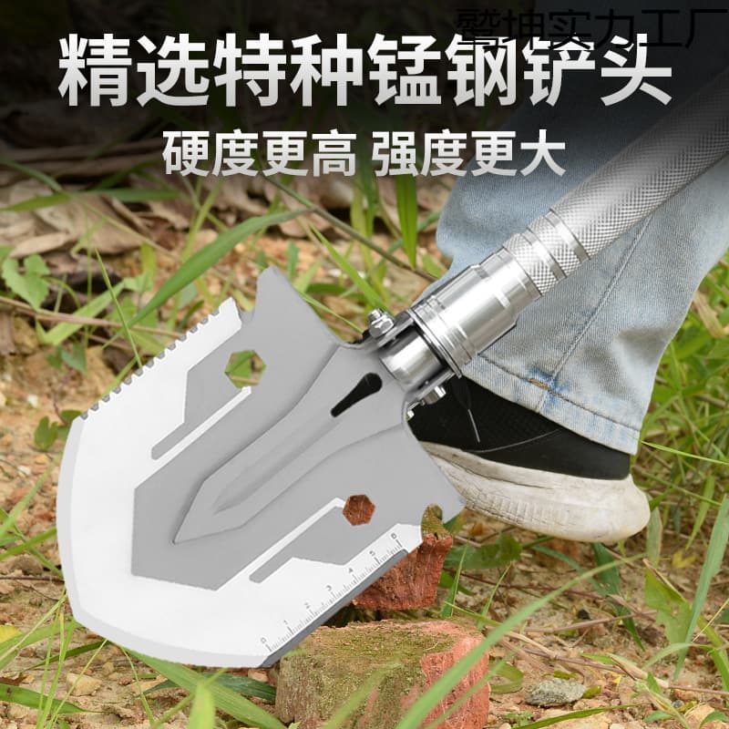 Universal folding travel shovel for camping, full set 3