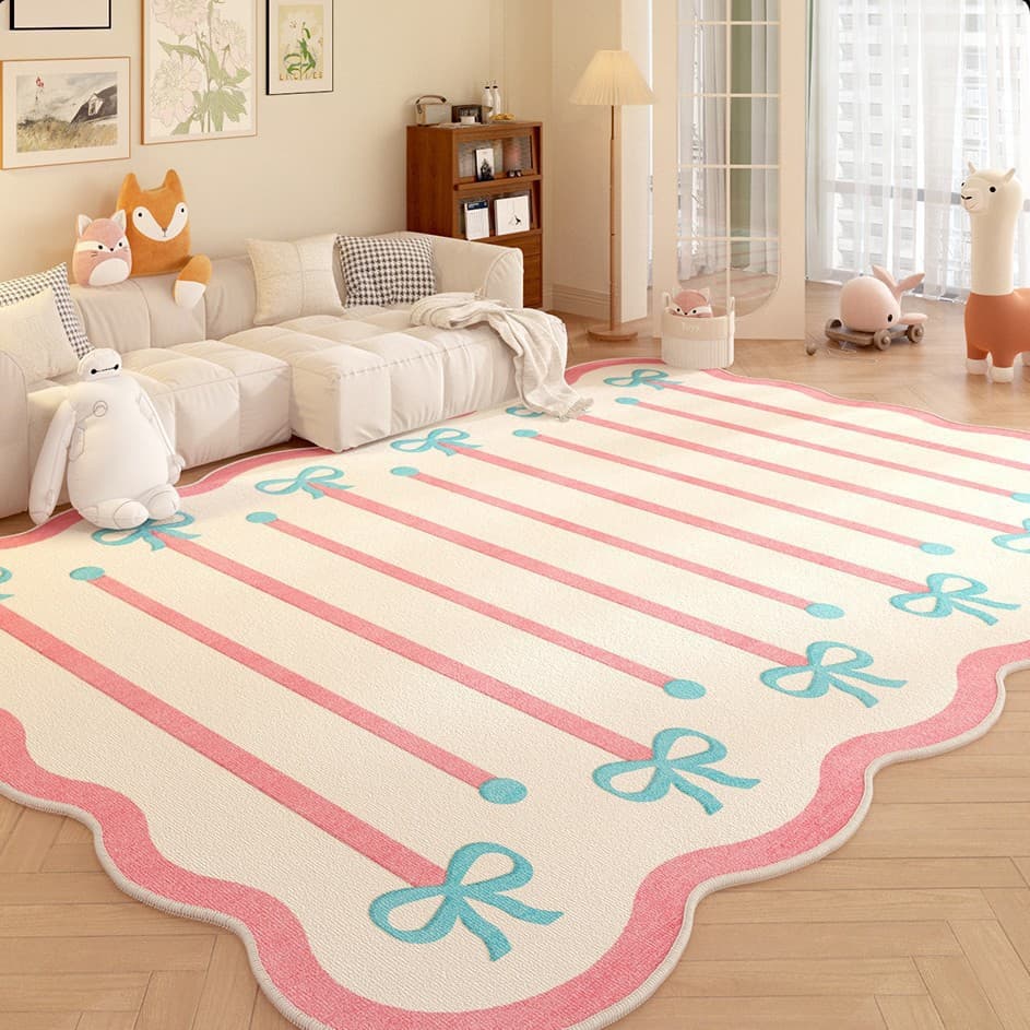 (Wholesale), cute cartoon carpet for living room made of faux fur, increased thickness 2
