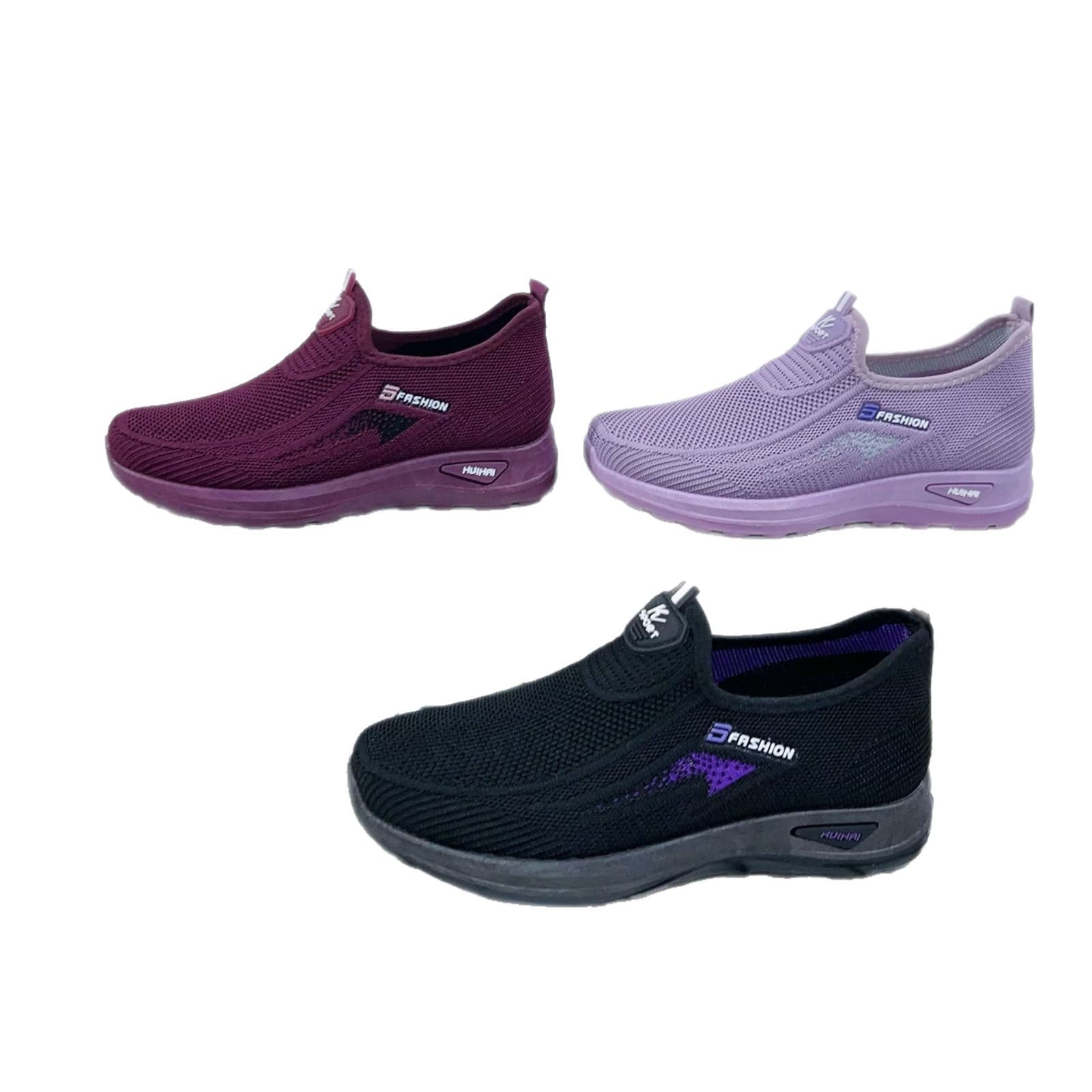 (Cross-border trading), (Wholesale), women's comfortable casual breathable sports casual footwear, soft sole, made with flyknit technology 5