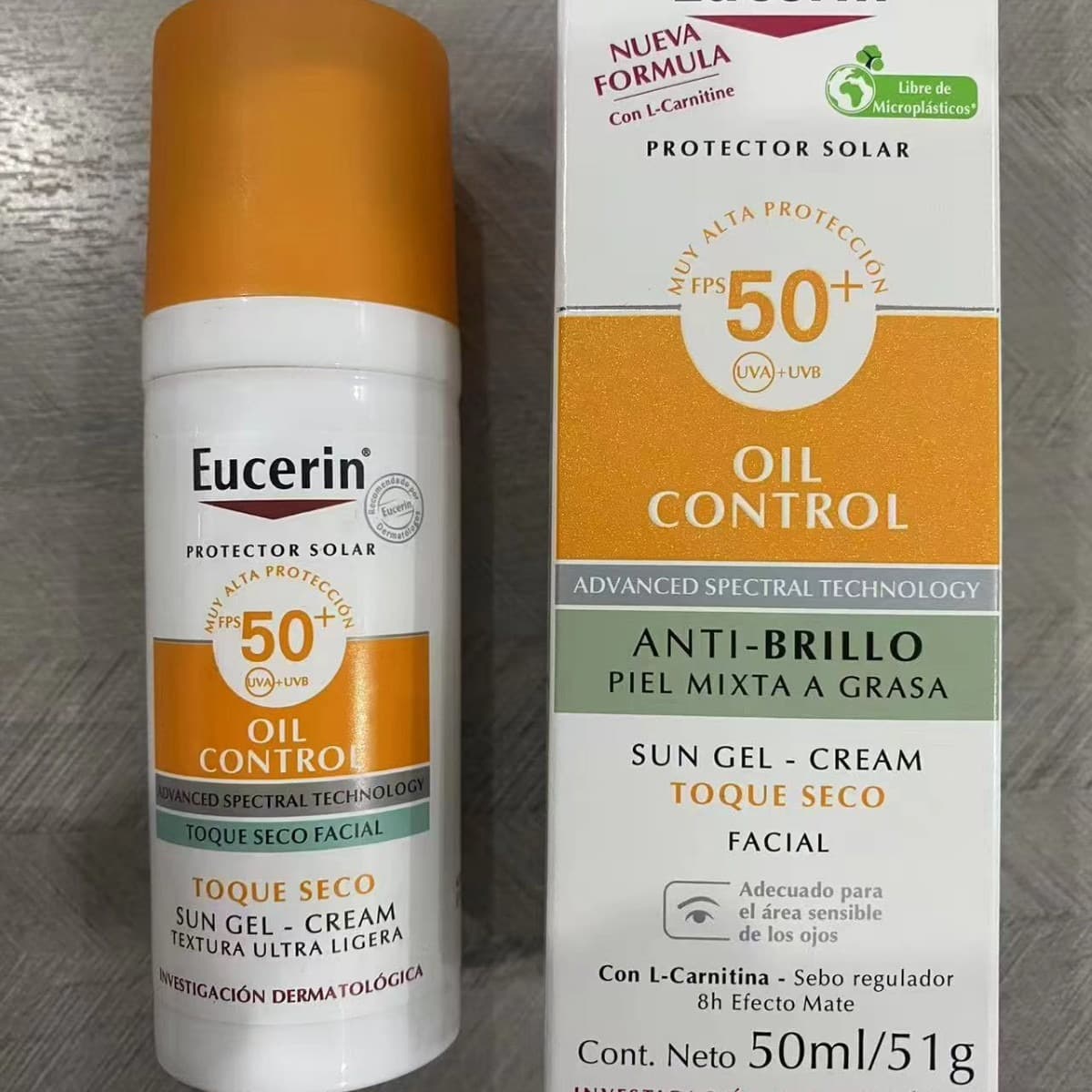 Refreshing matte sun protection cream for face, limited edition, oil sheen control, SPF50, UF-protection, 50 ml 3