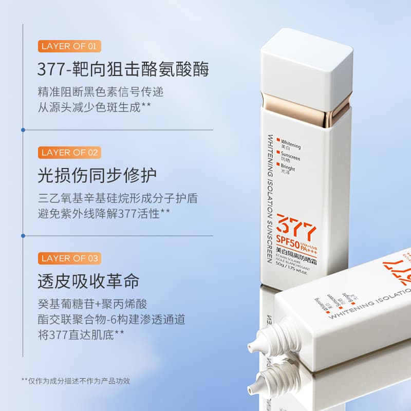 Brightening sun protection cream, spray full body, waterproof foundation for face for men and women, UF-protection 2