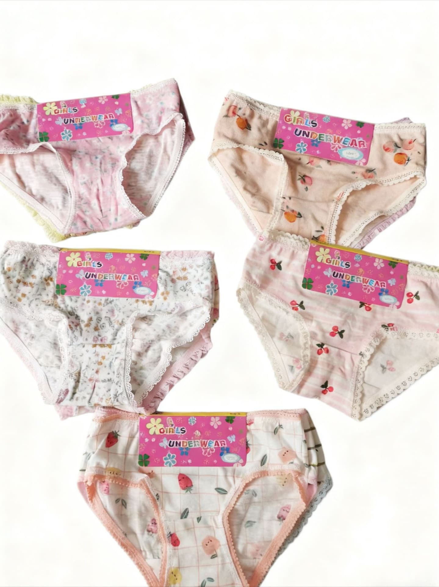[Girl panties女童小碎花A类棉三角儿童内裤厂家直销外贸中小童] 2