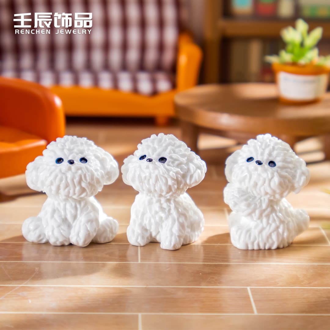 Realistic white resin decor, art decoration, cute decorations, accessory, DIY 2