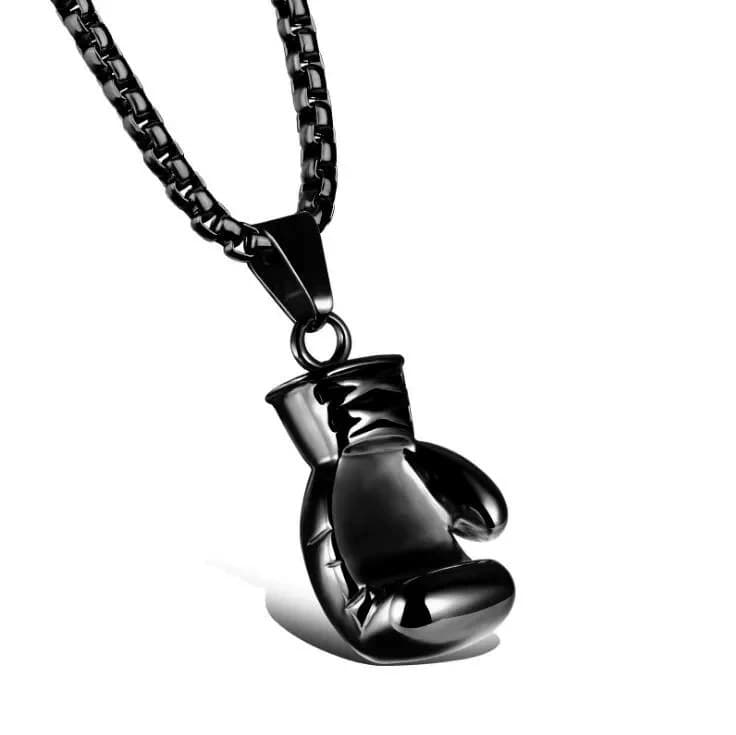 Boxing gloves, pendant, sports necklace for gym, accessory stainless steel, European style 1