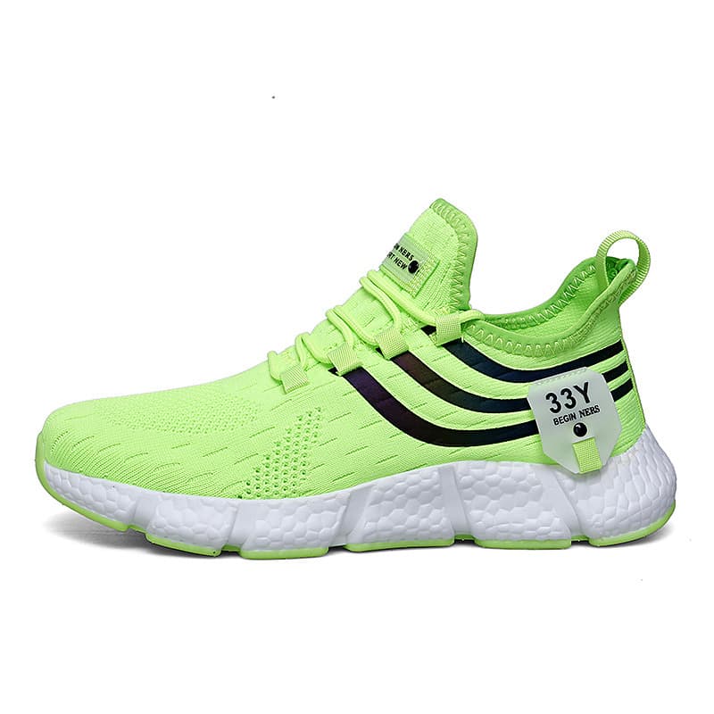 (Cross-border trading), shock-absorbing breathable sneakers, dropshipping available, soft sole, made with flyknit technology 3