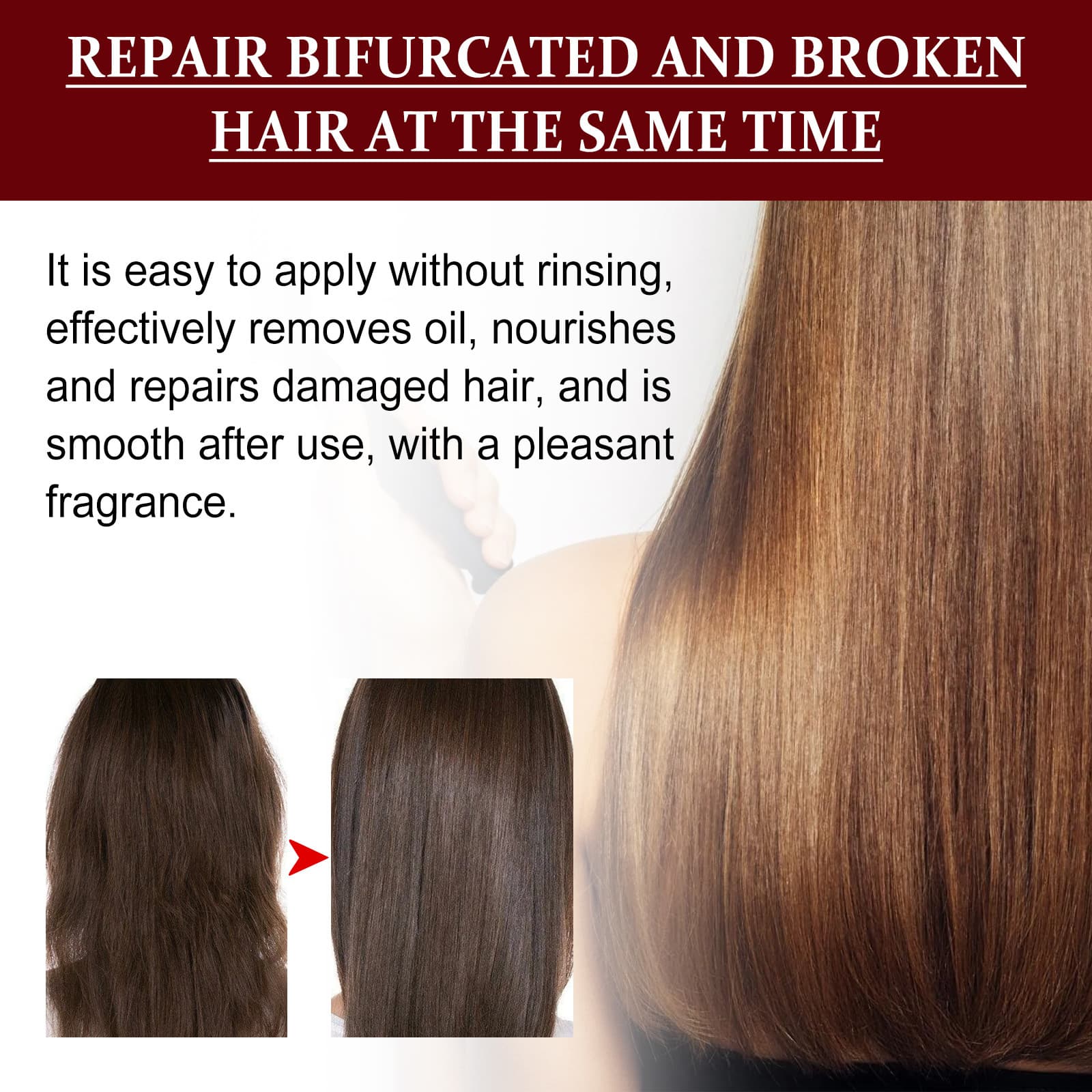 EELHOE Conditioner, revitalizing nutritious essence anti-dryness, adds volume, self-care 4
