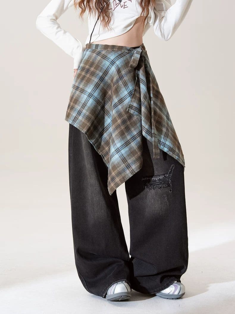 Removable curtain, retro design skirt, trend of season 1