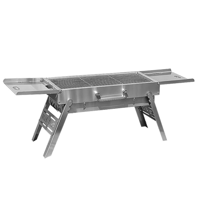 Thickened stainless steel barbecue grill portable barbecue outdoor charcoal barbecue stove appliance manufacturer quick-burning carbon 5