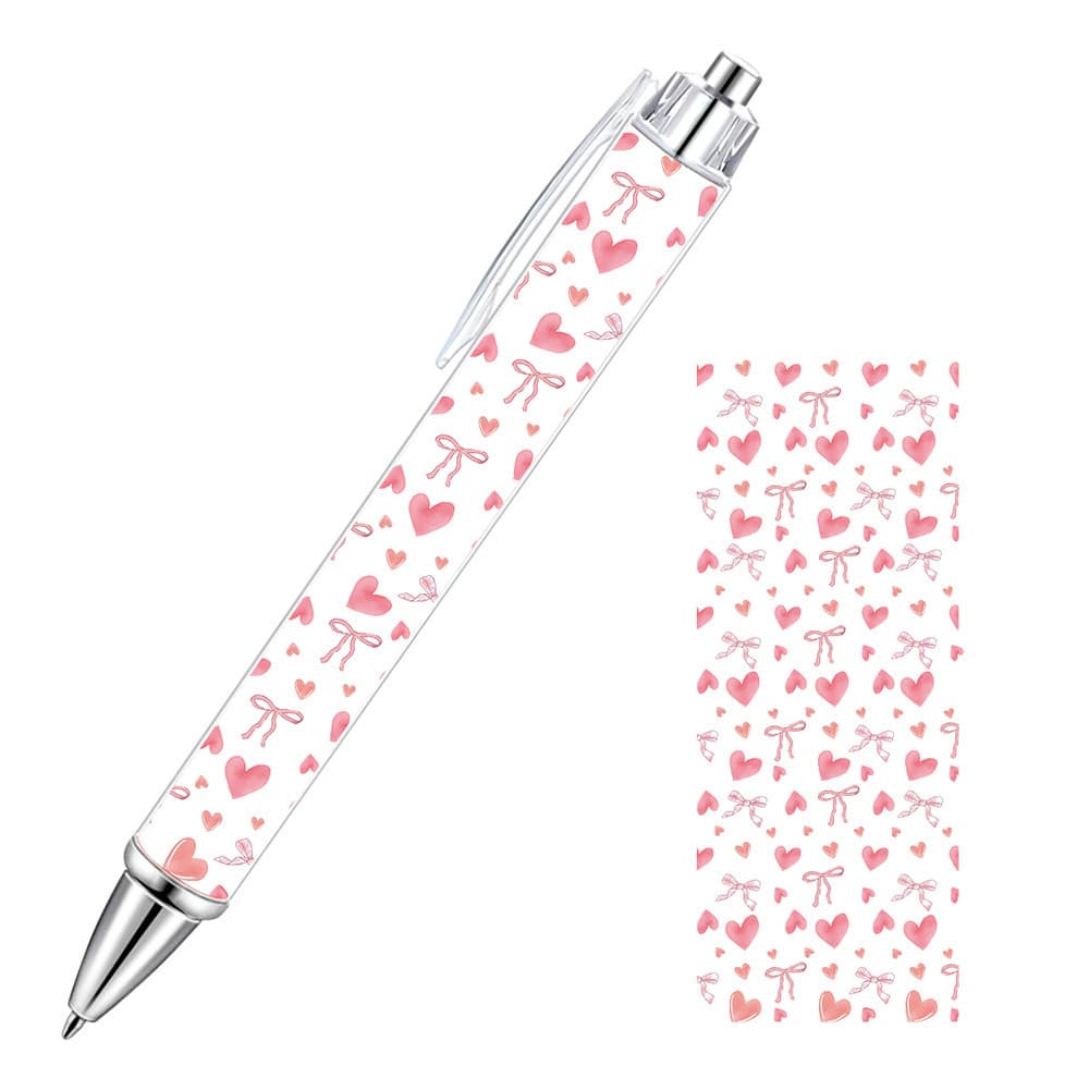 Inner pole paper roll paper Plastic pen wholesale can be transferred to printed advertising gift pens Press the ballpoint pen pens 1
