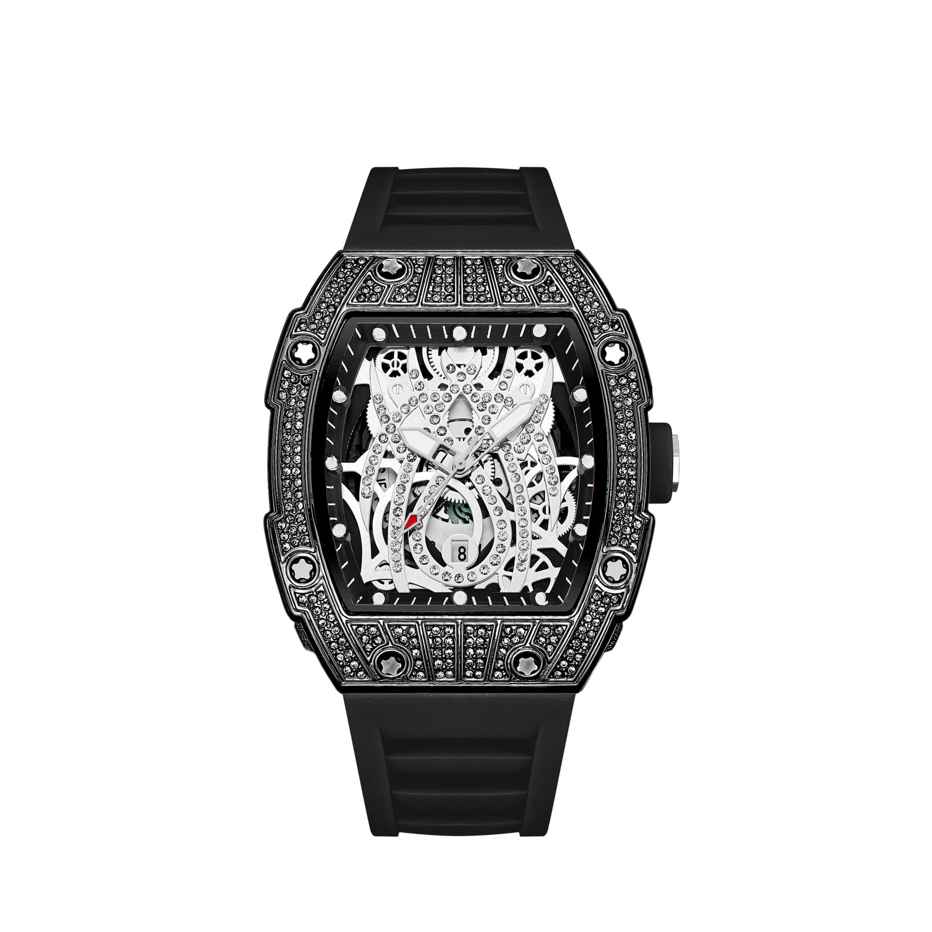 Trend swiss watch for students, mechanical calendar 3