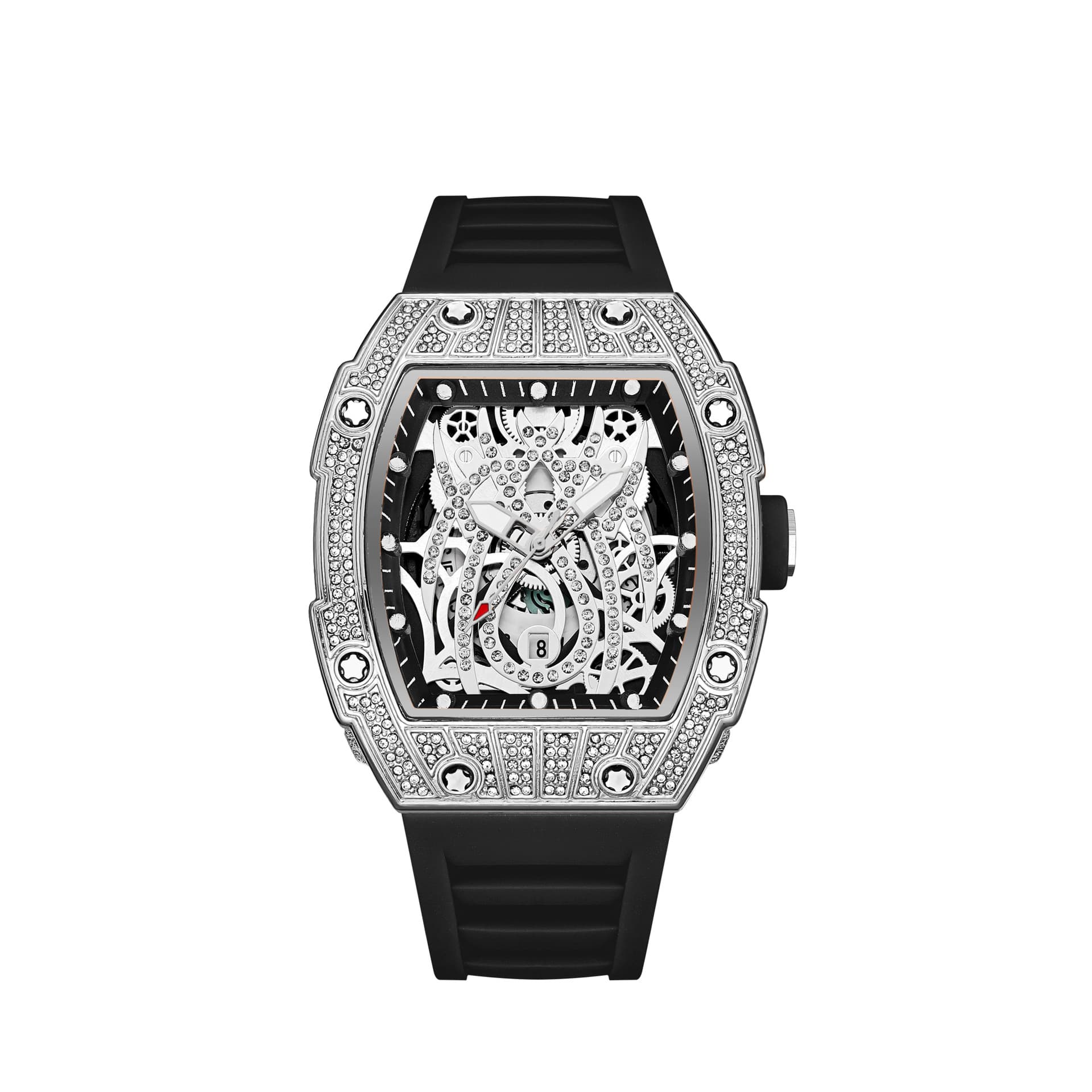 Trend swiss watch for students, mechanical calendar 4